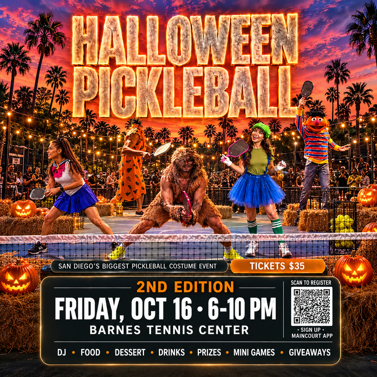Halloween Social 2nd Edition event poster