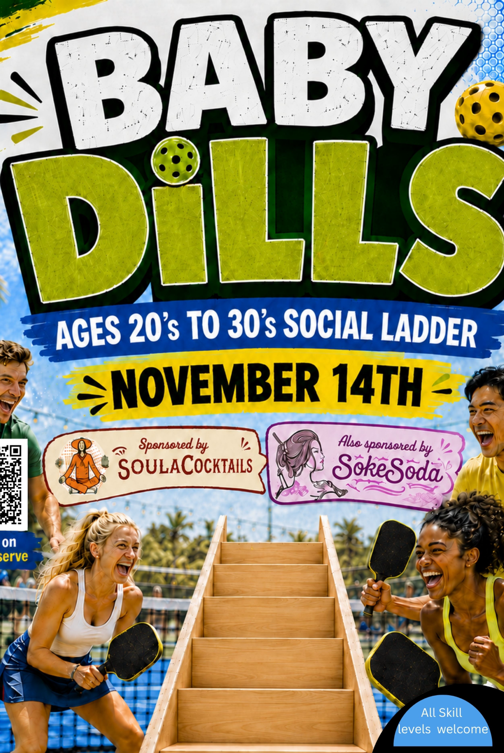 BABY DILLS (Ages 20s&30s, Drinks&Social Ladder) event poster